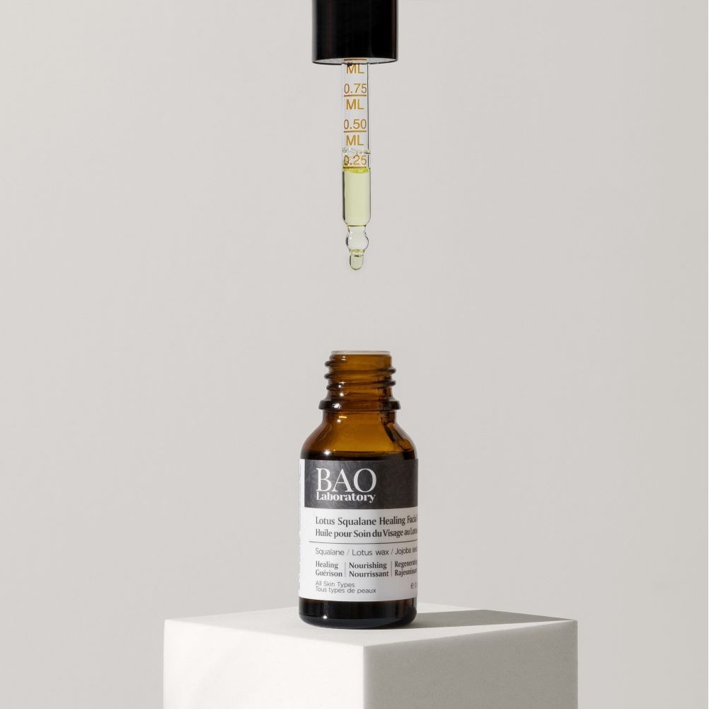 【Canada BAO Laboratory】蓮花角鯊烷修復精華油Lotus Squalane Healing Facial Oil 30 ML✿20E014